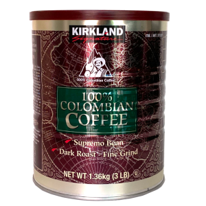 (1.36kg) KIRKLAND Colombia Dark Supremo Ground Coffee