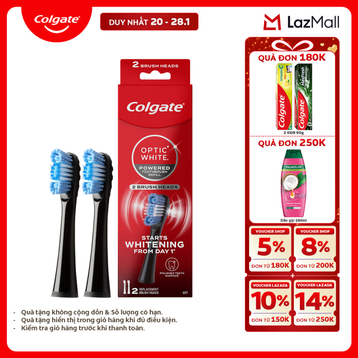 [Chỉ 20-28.1_X2 Voucher giảm 22%] Bàn chải điện Colgate Optic White ...
