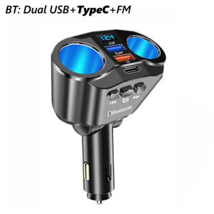 (Seller in the area) 120W Car Charger Adapter Socket Splitter Dual USB QC 3.0 Quick Charge 12-24V Auto Sockets Power Adapter