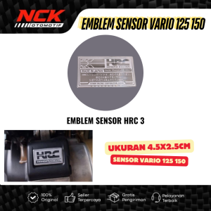 EMBLEM TUTUP SENSOR HONDA VARIO 125 150 STAINLESS