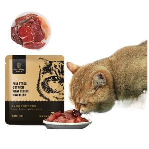 2025 Thức ăn thịt sống cho mèo Catton Manor 7 Túi   Tăng cân nâng má người lớn Trung Quốc đại lục khác