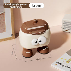 Multifunctional Storage Box Cosmetic Cotton Toothpick Swab Dental Floss Small Item Home Decor Makeup Brush