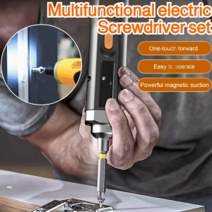 JC Multi-Functional Electric Screwdriver Set for All Year Adults  Home Users  Repair Personnel  Automatic Recognition  Flexible Response  Charging Port