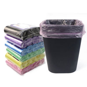 GG 5 cuộn 1 gói 100 cái hộ gia đình dùng một lần Thùng rác Pouch nhà bếp lưu trữ túi rác làm sạch chất thải Túi túi nhựa