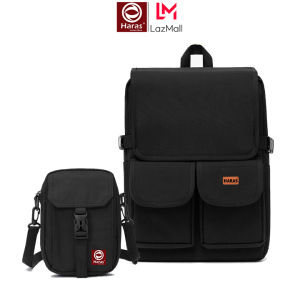 COMBO Balo thời trang  balo laptop nhiều ngăn trượt nước cao cấp HARAS HR335HR281
