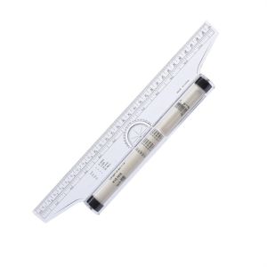 MMLUCK Đa chức năng Dụng cụ vẽ Đường góc Thiết kế sinh viên 15cm 30cm Thước cán song song Thước cuộn Thước vẽ cuộn THƯỚC VẼ