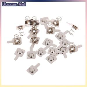 [Blossom] 10pair Replacement Metal Batteries Spring Contact Plate For AAA Batterie