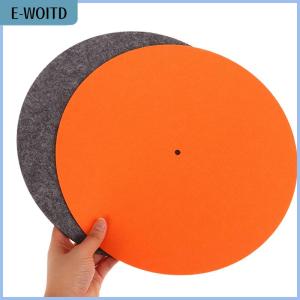 【E-WOITD】 1PC Slip Mat Felt Turntable Platter Mat For LP Vinyl Record Audio Replacement DIY Accessories Audiophile Thick Turntable Mat