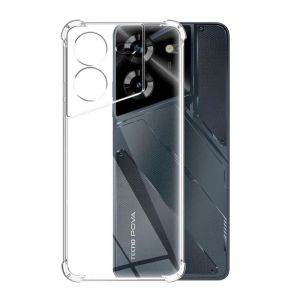 สำหรับ Tecno Pova 5 Pro 5G Pova5 Pro 5pro ซิลิโคนเคสโทรศัพท์ฝาหลังใสแบบบางซองนุ่มกันกระแทก