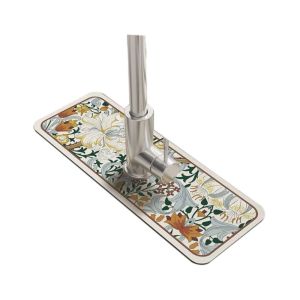 TIMES LORD 2023 Soft Countertop Protection Mat Household Printing for Bathroom Kitchen Faucet Drain Pad Absorbent Pad Faucet Mat Sink Splash Guard