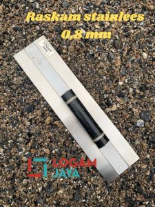 Raskam Roskam Stainless Steel Anti Karat Tebal 08 mm- Perata Acian Panjang 40 cm - Paint
