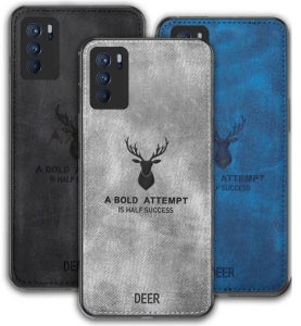 Promo Case Oppo A16 Softcase Deer Cloth Slim Jeans Armor Pelindung Belakang Hp Oppo A16 Terbaru