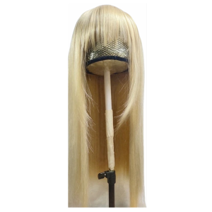 Beige Childrens Wigs Blonde Hair Accessories for Girls Kids Head Coverings Baby Headwear Party Cosplay Performing Show Prop Ostume Headdress Suitable for Ages 2-7