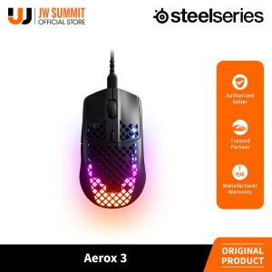 SteelSeries Aerox 3 2022 Edition 8500 CPI Ultra-Lightweight Dual Connection Wired Gaming Mouse