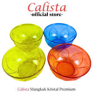 [ CALISTA ] MANGKOK PLASTIK AESTHETIC CALISTA CRISTAL PREMIUM BESAR  MANGKUK PLASTIK MIE BAKSO SEBLAK JUMBO