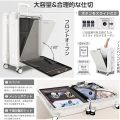 [HAIKUSOUBI] Suitcase Carry Case Aluminum Frame Type Multifunctional White with USB Port Carry Bag Cup Holder Hook Function Smart Phone Stand TSA Lock Charging Function Caster with Brake Shockproof Travel Business Trip Stay White S Size/43L (Carry.... 