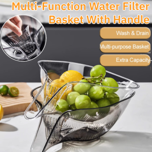 Multi-functional Kitchen Household Water Filter Basket Kitchen Vegetable Basin Drain Basket