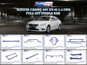 🔥READY STOCK 🔥 TYPE ONE STABLE BAR - TOYOTA CAMRY XV-40 2006-2011 2.4 2WD