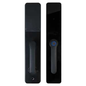 COD Gagang pintu sidik jari elektrik / handle pintu smart lock full set / kunci rumah smart lock digital lengkap fingerprint / gagang pintu rumah otomatis pakai kartu satu set kunci