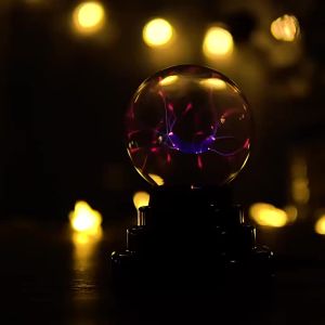 3 Inch usb Ion Magic Ball Electrostatic Ball Lightning Ball Magic Lamp Atmosphere Night Light Negative Ion USB Battery Night Light
