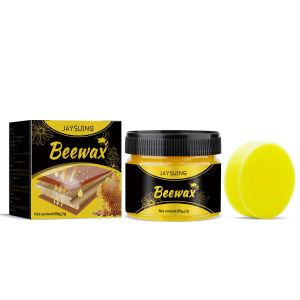JAYSUING Beeswax Wood Polish Wooden Furniture Floor Furniture Maintenance Polishing Beewax Wood Care Beeswax Protection Wooden Beeswax for Furniture Waterproof Repair Wood Protect Natural Bee Wax Wood Polish Cleaning Furniture Surfaces Renew Cleaning Wax