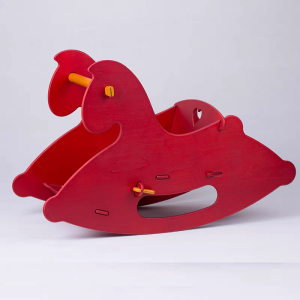 Kids Wooden Rocking Horse Toy Children Indoor Outdoor Play Gym Learning Playset Playground for Kids Gift