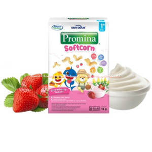 Promina 15gr Softcorn Buttermilk Strawberry Yogurt Makanan Snack Cemilan Bayi Pro Mina Tekstur Mudah Lumer Dimulut