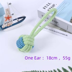 Pet Toy Dog Bite Rope Toy Chew Toys For Puppy Medium and Large Breed Colored Cotton Rope Teeth Molar