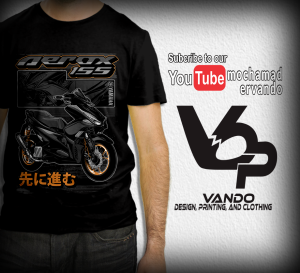KAOS MOTOR YAMAHA AEROX GRUNGE - KAOS DISTRO PRIA WANITA - KAOS PENDEK KATUN MURAH - KAOS CUSTOM