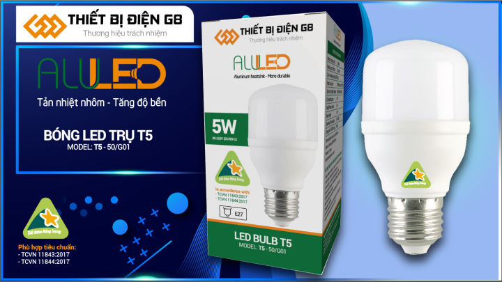 Bóng đèn led ALU bulb trụ chính hãng G8 | Lazada.vn
