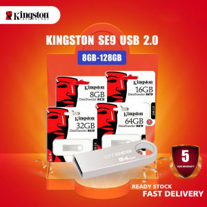 【IN STOCK】Original Kingston_USB Data Traveler 16GB 32GB 64GB 128GB Metal Waterproof USB 2.0 Flash Drive