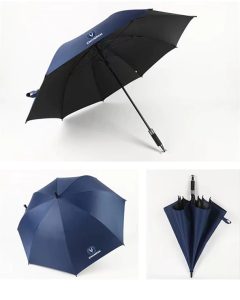 Super Large Parachase Big Long Umbrella Rain Classic Wooden Handle Beach Umbrella Men Automatic Windproof 8K Paraguas