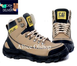 SEPATU CATERPILLAR ARGON SEPATU BOOTS SAFETY PRIA UJUNG BESI - Bisa Bayar Di Tempat