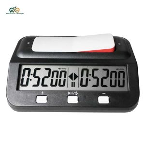 Chess Digital Timer Professional Board Game Stopwatch Plastic Battery Powered Multifunctional Lightweight for Family Personal Use [Winnereco Lifestyle]