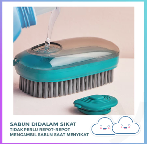Sikat Baju celana sepatu / Sikat pembersih Lantai dapur wastafel  / Sikat Cuci Serbaguna Otomatis