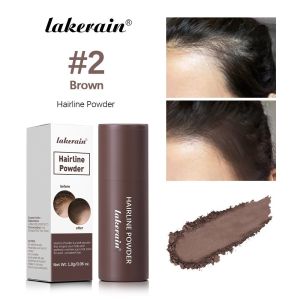 JING Waterproof Hairline Powder Anti-Sweat Long Lasting Root Cover Powder Volumizing Hairline Concealer Makeup Tool