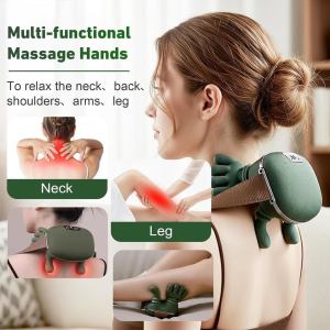 Master Hand Shoulder and Neck Massager Cervical Spine Massager Trapezius Neck Massager Hot Compress