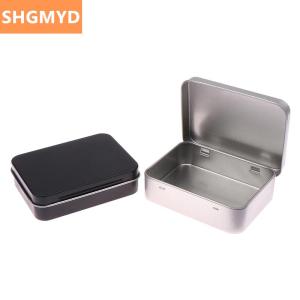 [COD] SHGMYD 1PC Frosted Household Iron Storage Box Metal Box Tin Plated Container Empty Hinged Lid Small Empty Storage Box