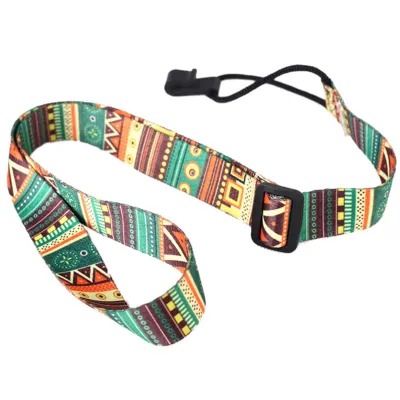 Fakg046-Adjustable Soft Polyester Guitar Ukulele Guitar Acoustic Bass Shoulder Strap Belt Band Hook Strap
