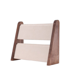 PRAYERF สร้างสรรค์และสร้างสรรค์ ที่ตั้งแสดงสร้อยข้อมือ สองชั้น ง่ายๆ ที่เก็บสร้อยคอแบบถือ ใช้งานได้หลากหลาย รูปทรงลาดเอียง อุปกรณ์จัดระเบียบเครื่องประดับ องค์กรเครื่องประดับ