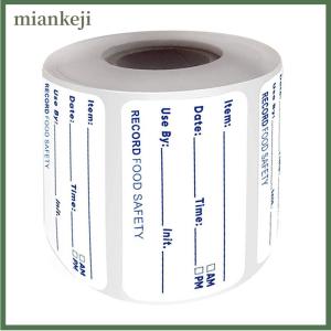 miankeji 500 miếng cuộn nhãn dán nhà bếp nhãn dán nội dung ngày tháng bảo quản thực phẩm tủ đông tủ lạnh