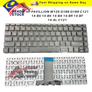 HP Pavillion 14-BS 14-BK 14-BA 14-BR 14-BF 14-BW W125 Q186 Q189 C121 Keyboard