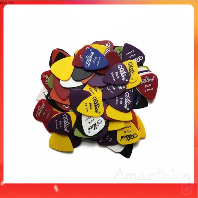 Alice 1pc ABS Guitar/Ukulele Pick Plectrum Various Colors 6 Thickness 0.58/0.71/0.81/0.96/1.20/1.50mm 吉他拨片