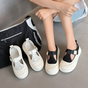 Thick-soled Hollow Mesh Small White Shoes Womens Summer Breathable Mesh Shoes Casual Board Shoes Sandals