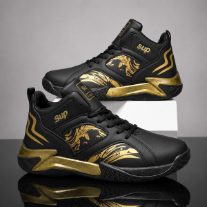New Color Basketball Shoes Rubber Sole Waterproof Non-slip Casual Sports Mens Shoes