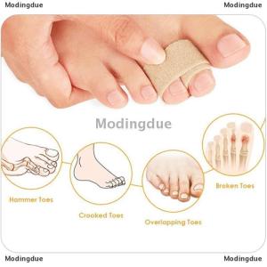 [COD] Modingdue เครื่องยืดนิ้วเท้าแบบโค้งงอ2ชิ้นอุปกรณ์ปรับแก้นิ้วเท้าผ้าพันแผลที่แยกนิ้วเท้าเครื่องเข้าเฝือกที่ยืดเท้าเครื่องมือดูแลเท้า