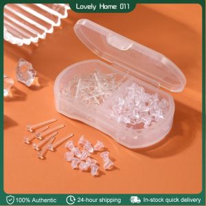 Plastic Transparent Invisible Ear Stick To Raise Ear Piercing  Anti-blocking Ear Bone with Box