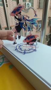Anime Figure Wanderer Scaramouche Kunikuzushi Vagrant Acrylic Stand Model Plate Desk Decor Standing Sign Fans Gift