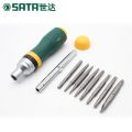 【COOL】 【Worth-Buy SATA 19 In 1 Interchangable Ratchet Screwdriver Set Two-way Ratchet Screw Driver Set Household Repair Tool Hand Tools. 