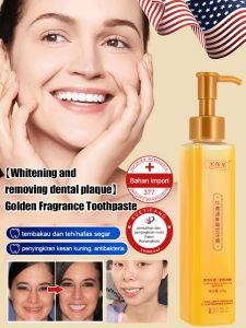 💕Fresh Breath 💕Golden Scented Toothpaste  Golden Factor Whitening Breath-Refreshing Push-to-Put Toothpaste